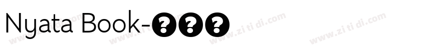 Nyata Book字体转换
